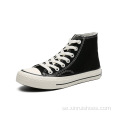 Klassiska high top canvas sneakers